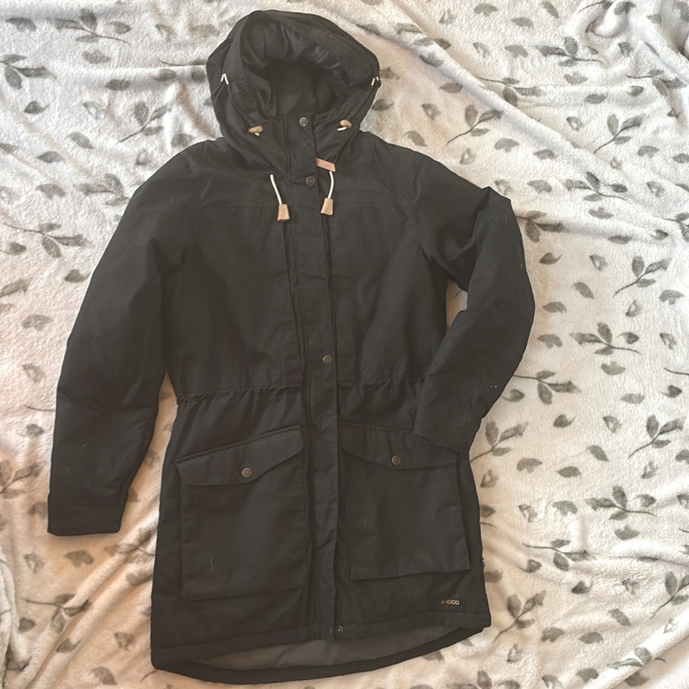 Fjallraven Singi Wool Padded Insulated Parka - Women’s Medium - Black